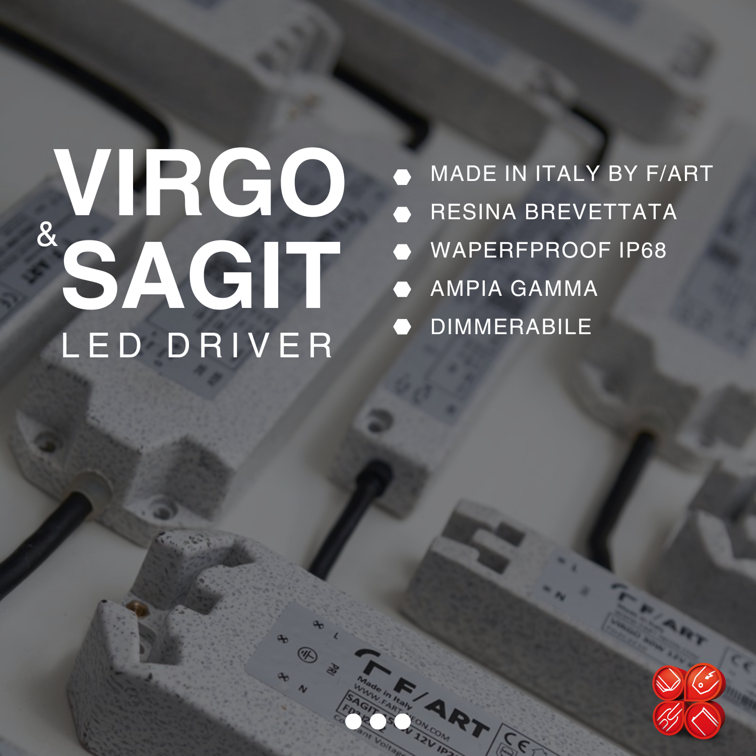 LED DRIVER IP68 IN RESINA: VIRGO E SAGIT – CMN Group Srl